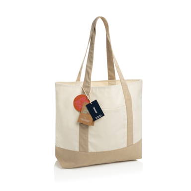SHOP LOCAL AWARE™ recycled cotton 350gsm Tote bag