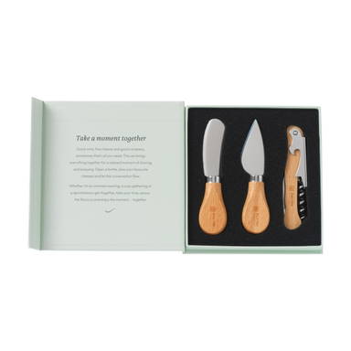 Wooosh Borgones Wine and Cheese Tool Set