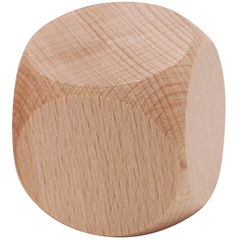 Houten dobbelsteen 30 mm