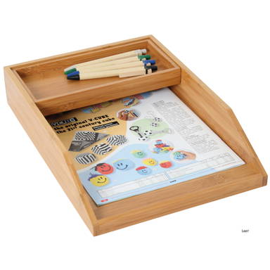 Bamboo letter and pencil tray - Standard
