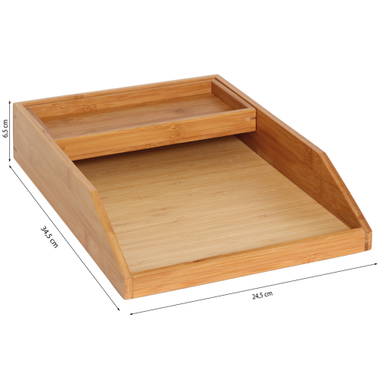 Bamboo letter and pencil tray - Standard