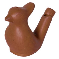 Vogel waterfluit van keramiek
