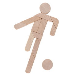 Voetballer puzzel