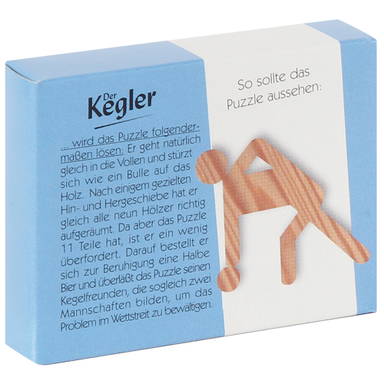 Houten bowling puzzel - Standard