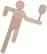 Houten tennis puzzel - Standard