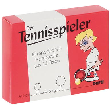 Houten tennis puzzel - Standard