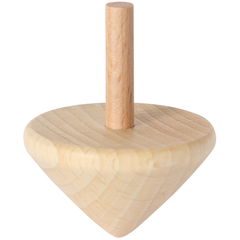 Holzkreisel flach 3,3 cm