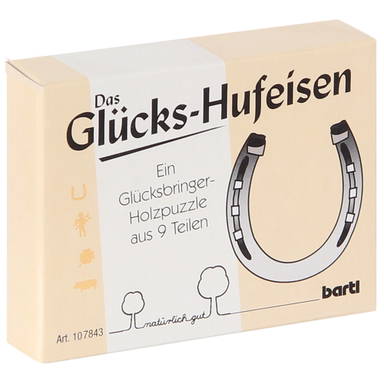 Houten hoefijzer puzzel - Standard