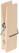 Brede houten wasknijper 72 mm - Standard