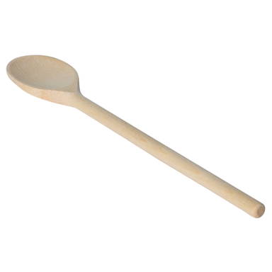 Houten ovale lepel 25 cm - Standard