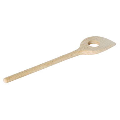 Houten pollepel 16 cm met gat - Standard