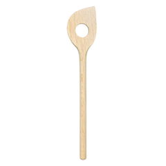 Houten pollepel 16 cm met gat