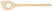 Wooden spoon 16 cm with hole - Standard