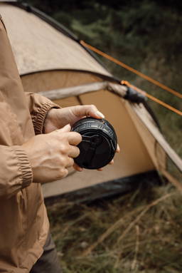 Nordic Drift Everest RCS tragbare Campinglaterne - Schwarz