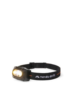 NordicDrift Everest krachtige hoofdlamp met dubbele batterij