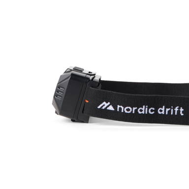 NordicDrift Everest krachtige hoofdlamp met dubbele batterij