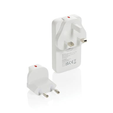 Fluxo RCS 65W platte GaN-lader met universele connectors