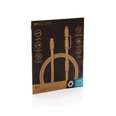 Arc RCS 60W 120 cm 2-in-1 snellaadkabel