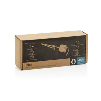 Spira RCS gerecyclede intrekbare 100W snellaadkabel