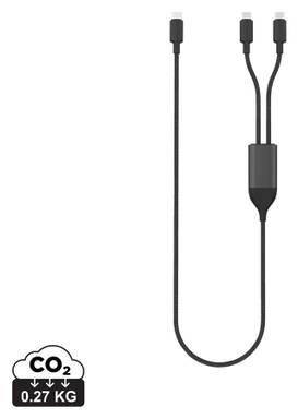 Terra 100W RCS Dual USB-C oplaadkabel