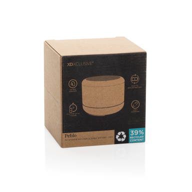 Peblo RCS 3W speaker met vervangbare batterij
