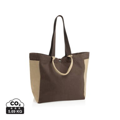 BEAU AWARE™ 400gsm recycled canvas all-round shopper