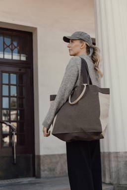 BEAU AWARE™ 400gsm recycled canvas all-round shopper