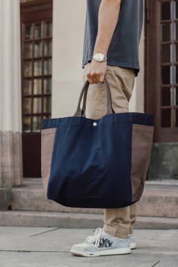 BEAU AWARE™ 400gsm recycled canvas all-round shopper