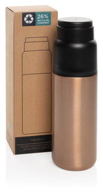 Thermocup RCS recycled geisoleerde fles met beker 500ml