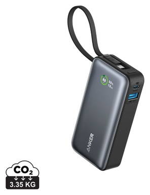 Anker Nano Powerbank 30 W, met ingebouwde USB-C-kabel