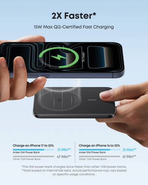 Anker Nano Wireless Power Bank 5K 15W MagGo slim Qi 2.0