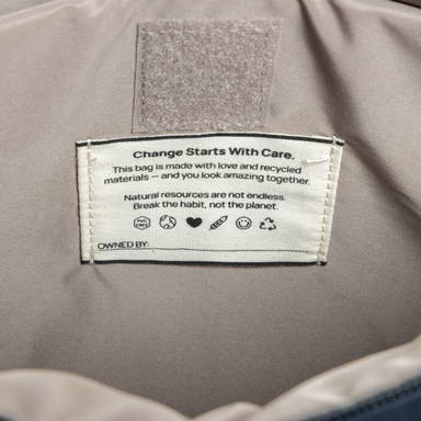 KENTO URBAN RCS gerecyclede nylon gewatteerde schoudertas