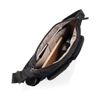 KENTO URBAN RCS gerecyclede nylon gewatteerde schoudertas