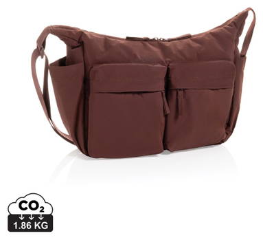 KENTO URBAN RCS gerecyclede nylon gewatteerde schoudertas