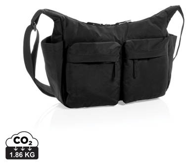 KENTO URBAN RCS gerecyclede nylon gewatteerde schoudertas