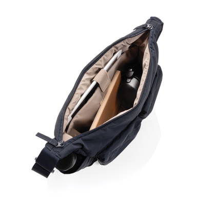 KENTO URBAN RCS gerecyclede nylon gewatteerde schoudertas
