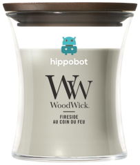 Candela profumata WoodWick Fireside Mini Candle