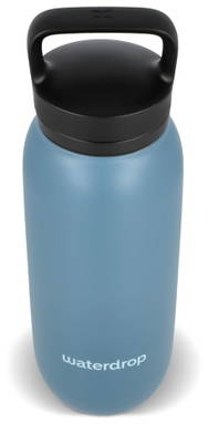 Waterdrop All-Purpose thermofles 600 ml - Grijs - blauw