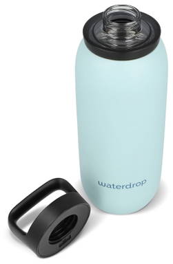 Waterdrop All-Purpose thermofles 600 ml - Pastel blauw