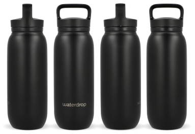 Waterdrop All-Purpose thermofles 600 ml - Zwart