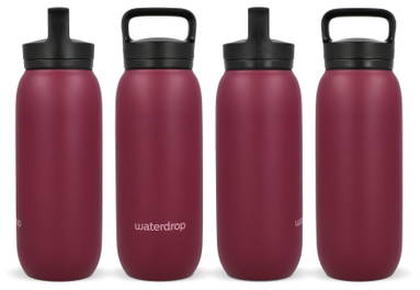 Waterdrop All-Purpose thermofles 600 ml - Bordeaux
