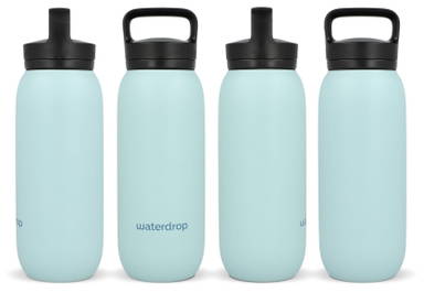 Waterdrop All-Purpose thermofles 600 ml - Pastel blauw