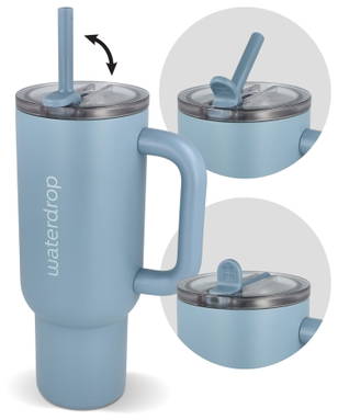Waterdrop Explorer Thermodrinkbeker 1.100 ml - Lichtblauw