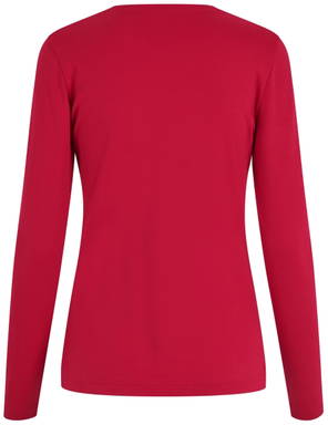 ID Interlock T-Shirt | Bio | lange Ärmel | Damen 5003 - Rot