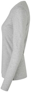 ID Interlock T-Shirt | Bio | lange Ärmel | Damen 5003 - Hellgrau meliert