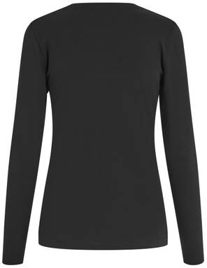ID Interlock T-Shirt | Bio | lange Ärmel | Damen 5003 - Schwarz
