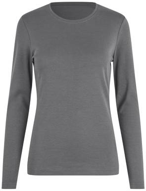 ID Interlock T-Shirt | Bio | lange Ärmel | Damen 5003 - Silbergrau