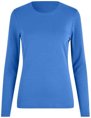 ID Interlock T-Shirt | Bio | lange Ärmel | Damen 5003 - Azurblau