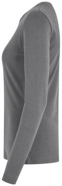ID Interlock T-Shirt | Bio | lange Ärmel | Damen 5003 - Silbergrau
