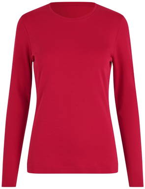 ID Interlock T-Shirt | Bio | lange Ärmel | Damen 5003 - Rot